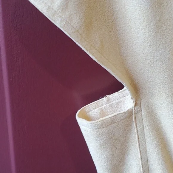 Halston RARE Saks Fifth Ave Vintage 1970 vintage yellow ultra suede wrap p2p 18 - Picture 8 of 16